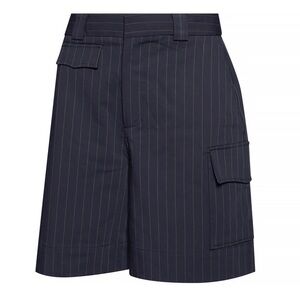 Ganni Pinstripe Shorts